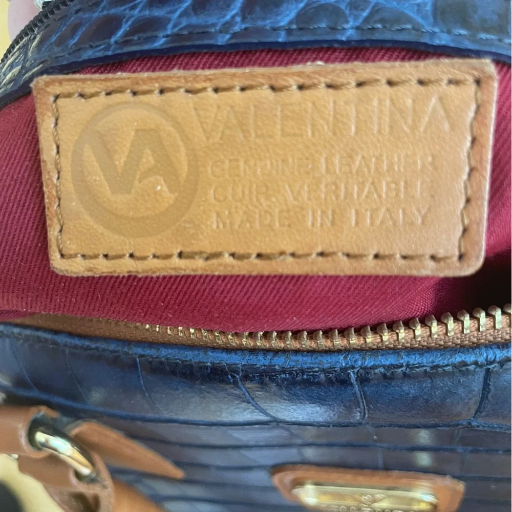 Valentina leather satchel